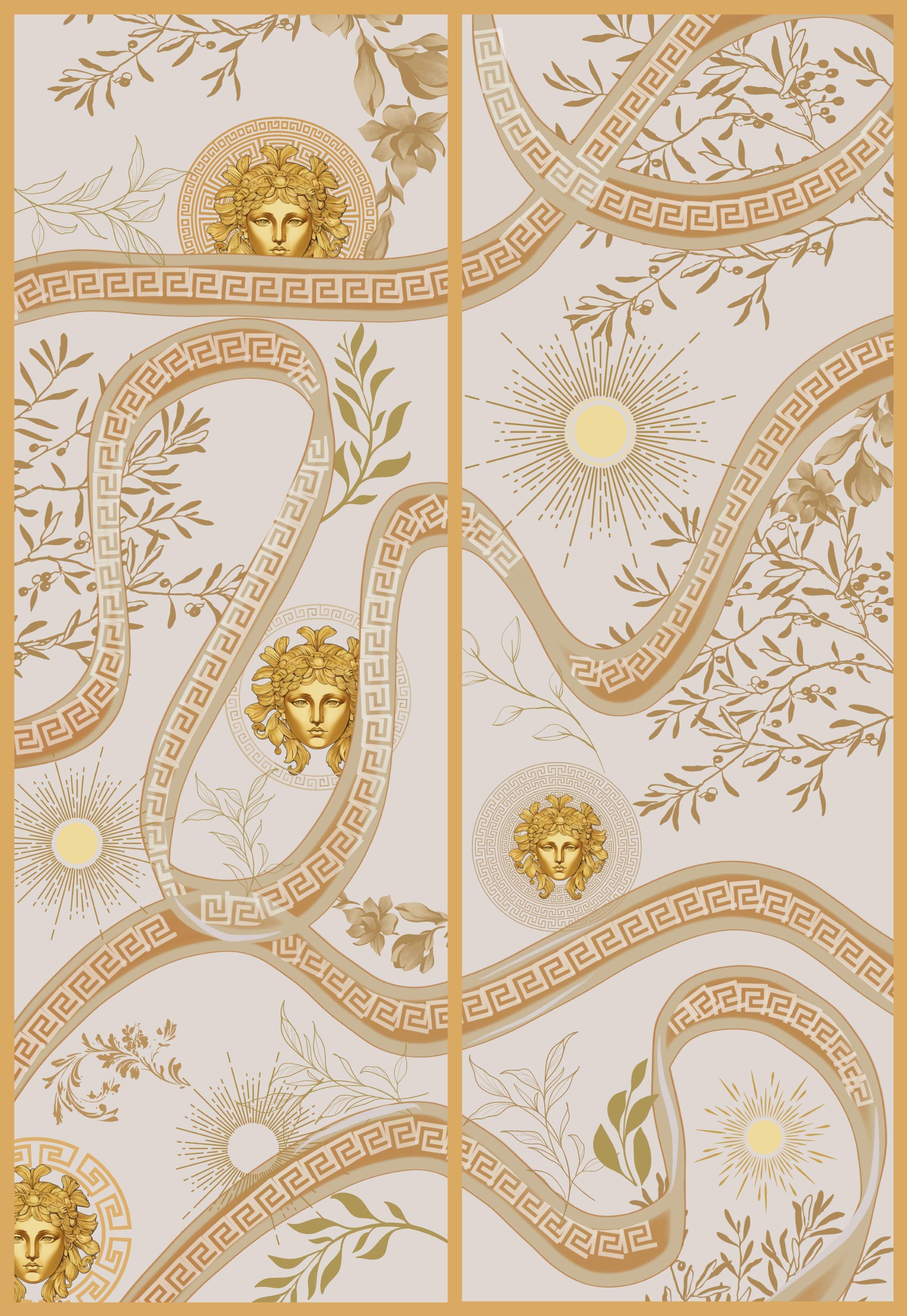 The Selene Olympius Wrap - 100% Silk