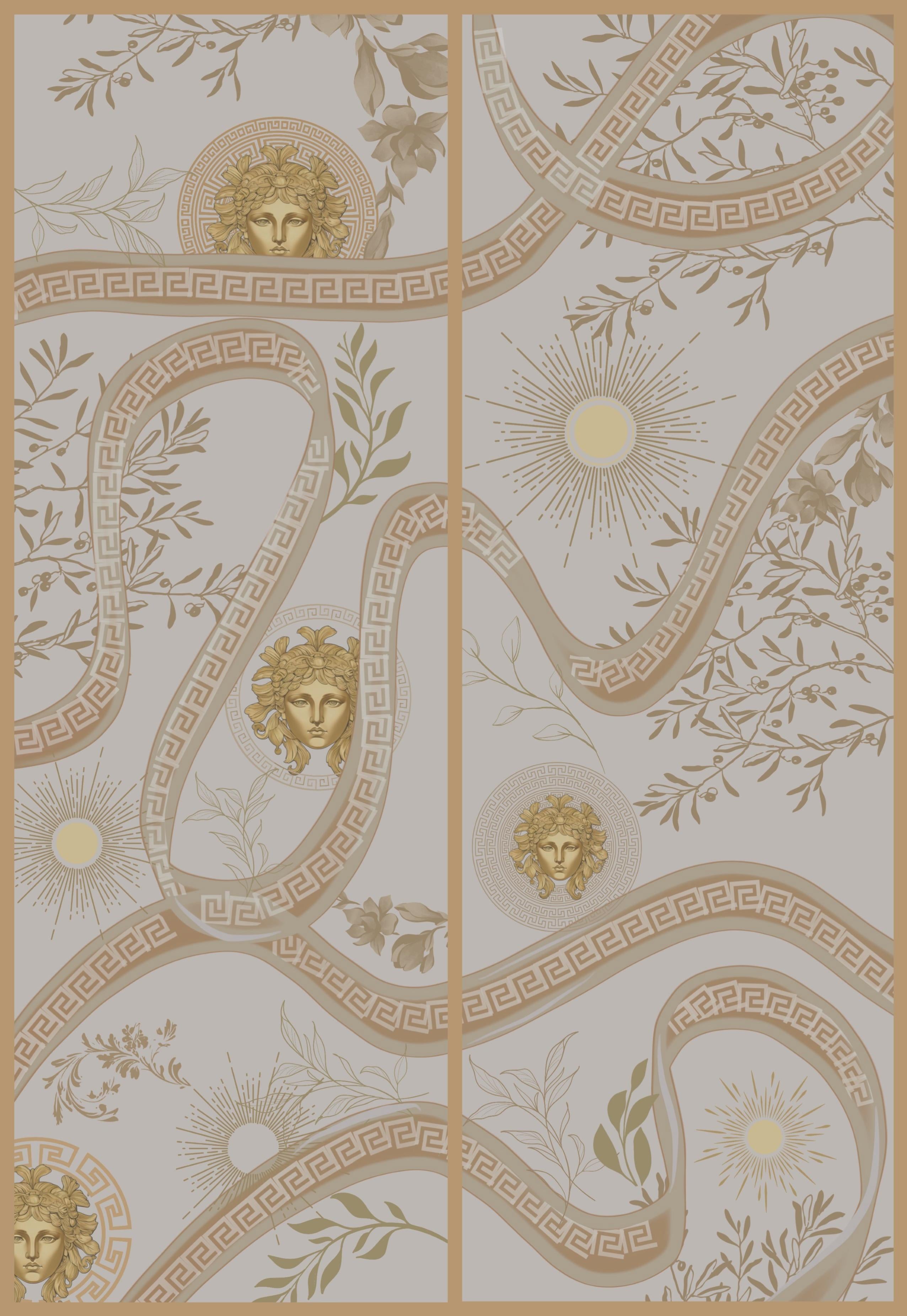 The Selene Olympius Wrap - 100% Silk Chiffon